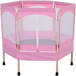 comprar cama elástica para rosa para niña amazon